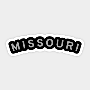 Missouri Typography Sticker